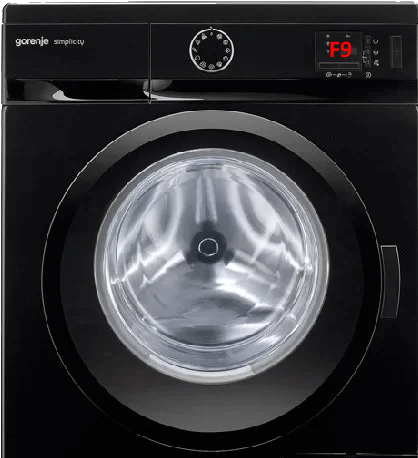 Ошибка F9 в стиральной машине Gorenje